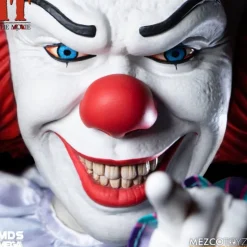 Mezco Toys Pennywise It Y Stephen King |Coleccionismo De Miedo Y Terror^Figura MDS Deluxe Pennywise 38 cm -