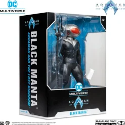 New Figura Megafig Dc Multiverse Black Manta 30 Cm Aquaman y El Reino Perdido Figuras Dc