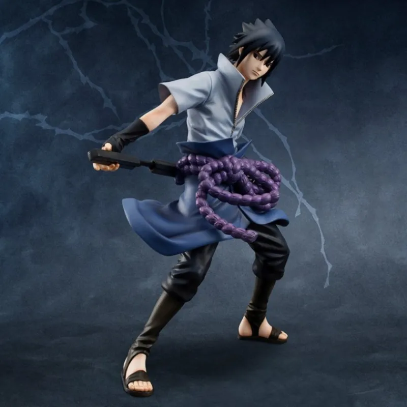 Hot Figura Naruto Shippuden Sasuke Uchiha 1/8 24 cm Figuras