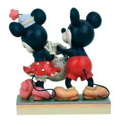 Enesco Películas Y Personajes De Disney ·Mickey & Minnie|Figuras Disney De Colección ^Figura Mickey y Minnie Pascua Jim Shore