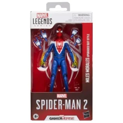 Hasbro Superhéroes Marvel|Coleccionismo Marvel^Figura Miles Morales Gamerverse Spider-Man 2 Marvel Legends