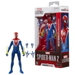Hasbro Superhéroes Marvel|Coleccionismo Marvel^Figura Miles Morales Gamerverse Spider-Man 2 Marvel Legends