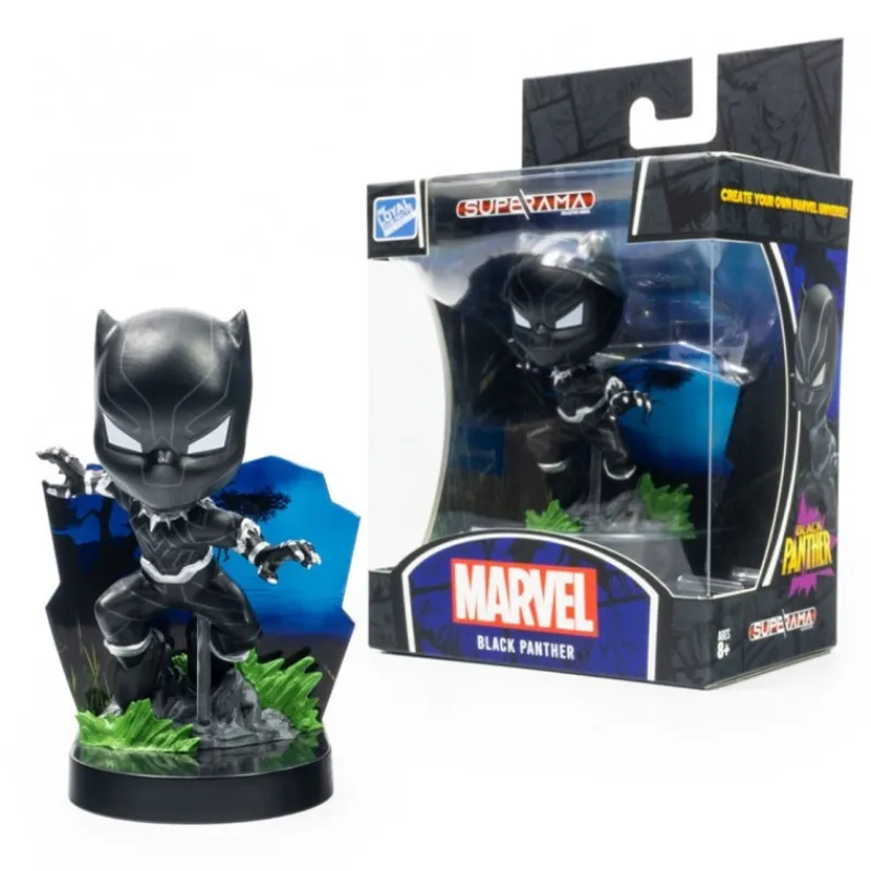 Sale Figura Mini Diorama Black Panther Superama de Superhéroes Marvel|Coleccionismo Marvel