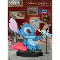 Beast Kingdom Películas Y Personajes De Disney ·Lilo Y Stitch|Figuras Stitch^Figura Mini Egg Attack de Stitch Art Gallery Series