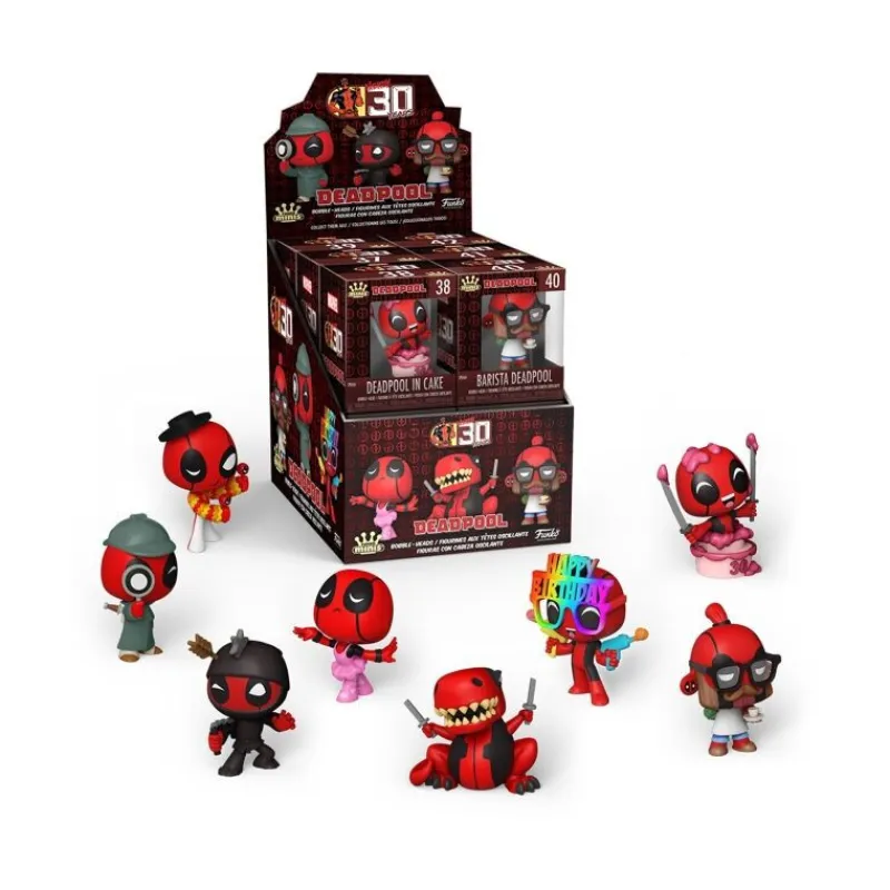 Funko Superhéroes Marvel|Funko Marvel^Figura Mini Vinyl Deadpool Exclusive 8 cm Marvel