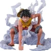 Bandai Cosas De Luffy One Piece|Figuras One Piece^Figura Monkey D. Luffy Guerra en la Cumbre Figuarts Zero