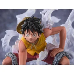 Bandai Cosas De Luffy One Piece|Figuras One Piece^Figura Monkey D. Luffy Guerra en la Cumbre Figuarts Zero