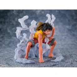 Bandai Cosas De Luffy One Piece|Figuras One Piece^Figura Monkey D. Luffy Guerra en la Cumbre Figuarts Zero