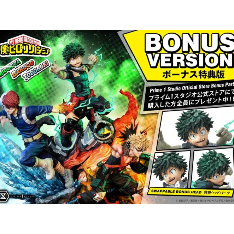 Discount Figura My Hero Academia Midoriya,Bakugo & Todoroki Figuras