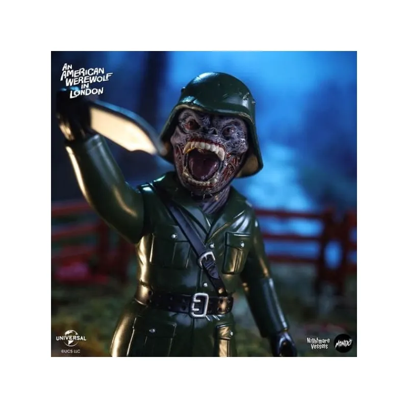 Sale Figura Nightmare Demons de Un Hombre Lobo Americano en Londres, 17 cm Más Regalos De Cine De Terror |Coleccionismo De Miedo Y Terror
