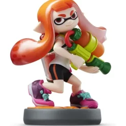 Best Figura Nintendo Amiibo Splatoon Ink Chica Naranja Regalos Y Coleccionismo Para Gamers - Cosas De Videojuegos Míticos|Accesorios Nintendo Switch