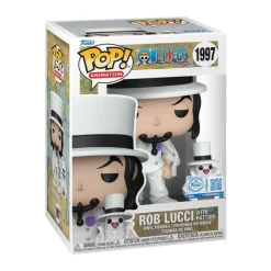 Funko Figuras One Piece^Figura One Piece POP! Rob Lucci con Hattori Vinilo 10 cm