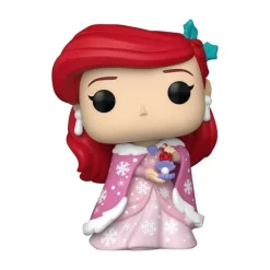 Funko Películas Y Personajes De Disney ·La Sirenita Ariel Y Flounder|Películas Y Personajes De Disney ·Princesas Disney^Figura POP! Disney Princess Holiday Ariel 9 cm