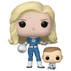 Outlet Figura POP! Invisible Woman & Franklin de Los Cuatro Fantásticos Superhéroes Marvel|Funko Marvel