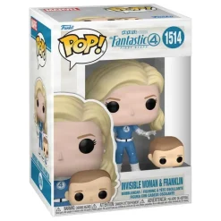 Outlet Figura POP! Invisible Woman & Franklin de Los Cuatro Fantásticos Superhéroes Marvel|Funko Marvel