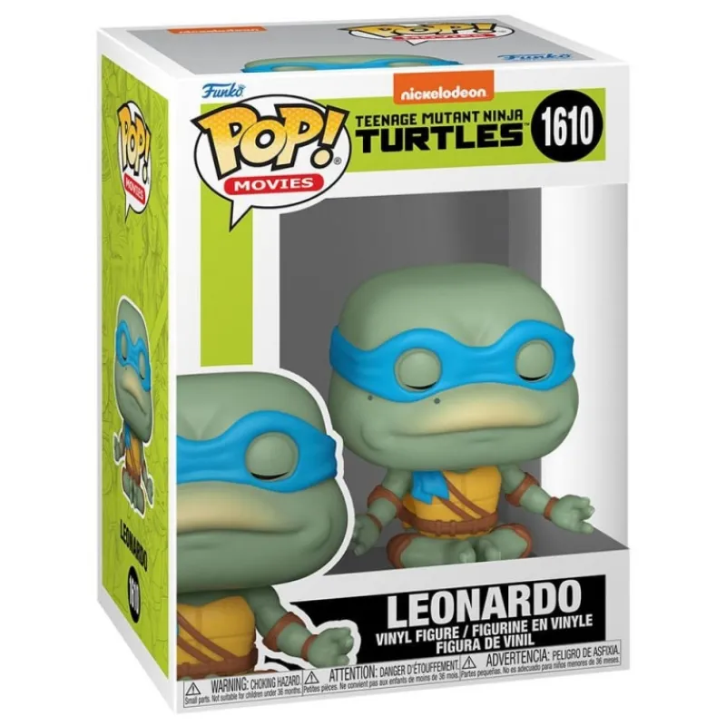Funko Las Tortugas Ninja^Figura POP! Movies Leonardo Meditando Tortugas Ninja 9 cm