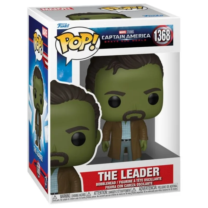 Funko Superhéroes Marvel|Funko Marvel^Figura POP! Movies The Leader 9 cm - Captain America Brave New World