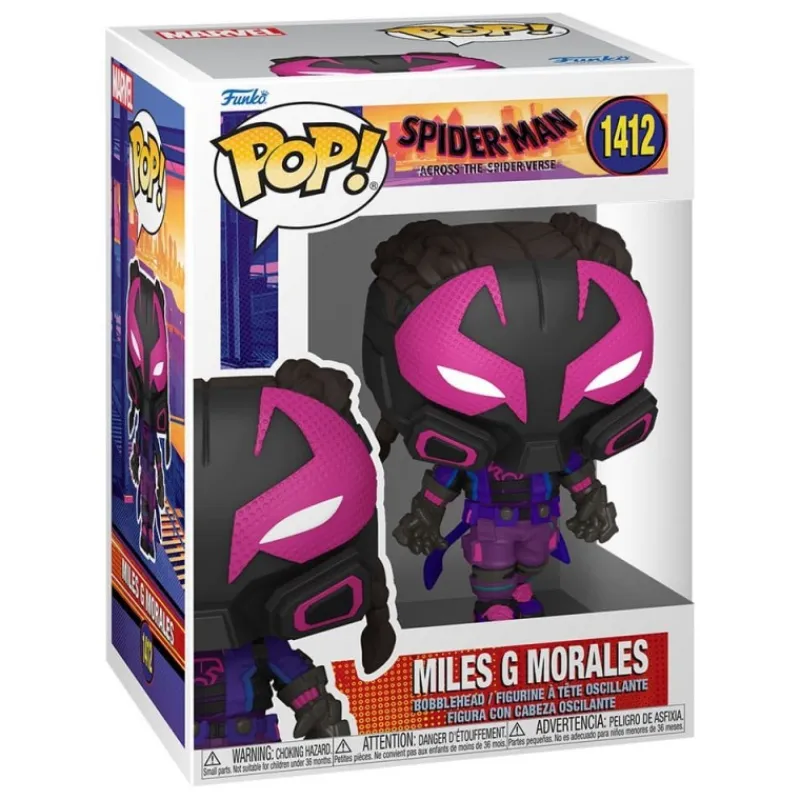 Funko Superhéroes Marvel|Funko Marvel^Figura POP! Prowler 9 cm - Spiderman Across the Spider-Verse