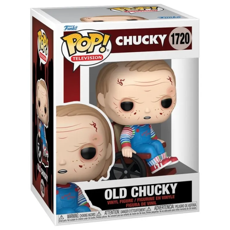 Figura POP! Television Old Chucky 9 cm Chucky Muñeco Diabólico|Funkos De Miedo