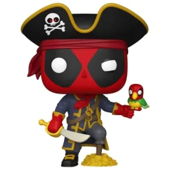Funko Superhéroes Marvel|Funko Marvel^Figura POP! Vinyl Deadpool as Long John Silver 9 cm