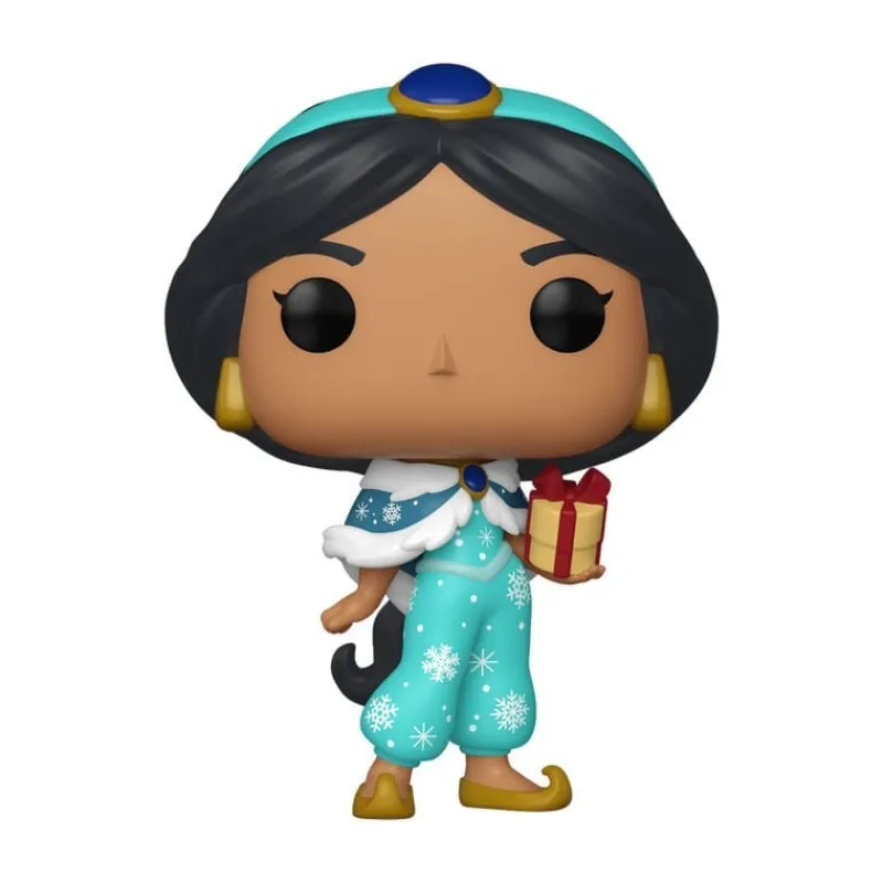 Funko Películas Y Personajes De Disney ·Aladdin Y Jasmine|Películas Y Personajes De Disney ·Princesas Disney^Figura POP! Vinyl Holiday Jasmine 9 cm Disney Princess