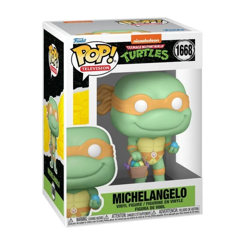 Funko Las Tortugas Ninja^Figura POP! Vinyl Michelangelo Tortugas Ninja Easter 2025 9 cm