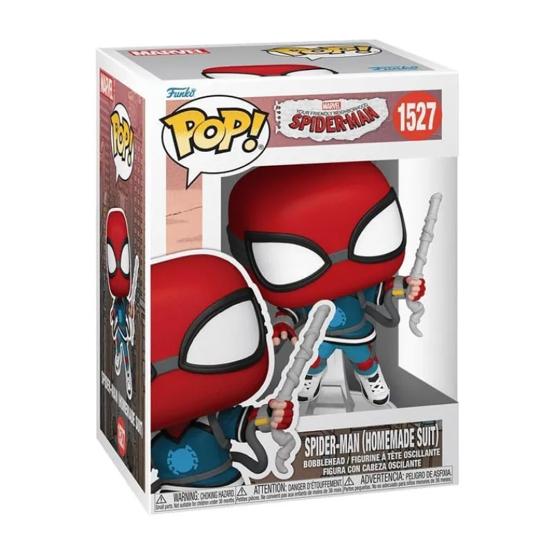Funko Superhéroes Marvel|Funko Marvel^Figura POP! Vinyl Proto Suit Spider-Man 9 cm