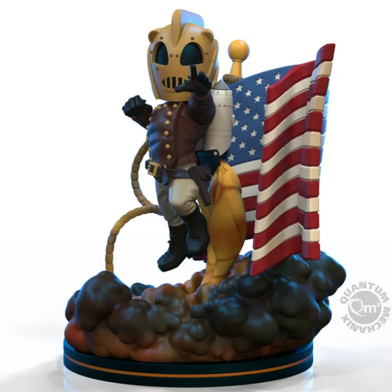 Outlet Figura Qfig Disney The Rocketeer Cliff Secord Figuras Disney De Colección