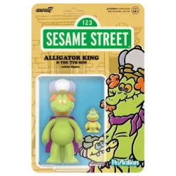 Discount Figura ReAction Sesamstraße Alligator King & 7th Son 10 cm Barrio Sésamo