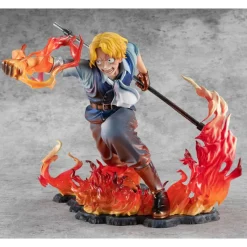 Hot Figura Sabo Fire Fist Inheritance One Piece P.O.P. Limited Figuras One Piece|Figuras