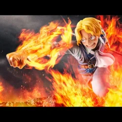 Hot Figura Sabo Fire Fist Inheritance One Piece P.O.P. Limited Figuras One Piece|Figuras