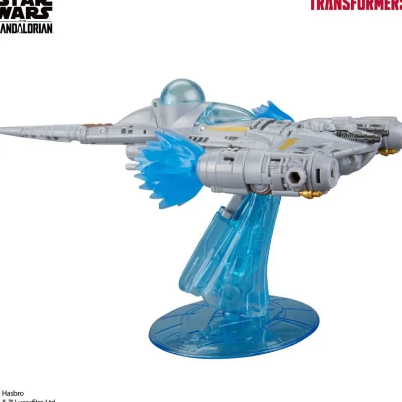 Hasbro Replicas Y Coleccionismo Star Wars ^Figura Star Wars x Transformers The Mandalorian N-1 Starfighter 19 cm