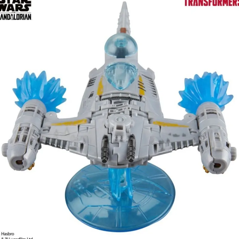 Hasbro Replicas Y Coleccionismo Star Wars ^Figura Star Wars x Transformers The Mandalorian N-1 Starfighter 19 cm