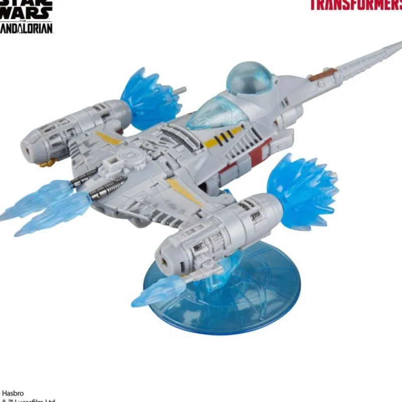 Hasbro Replicas Y Coleccionismo Star Wars ^Figura Star Wars x Transformers The Mandalorian N-1 Starfighter 19 cm
