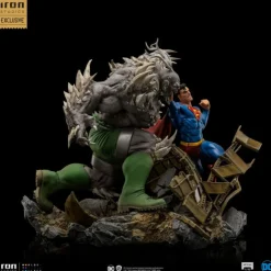 Iron Studios Figuras Dc^Figura Superman vs Doomsday – Estatua 1/10 BDS Art Scale de (30 cm)