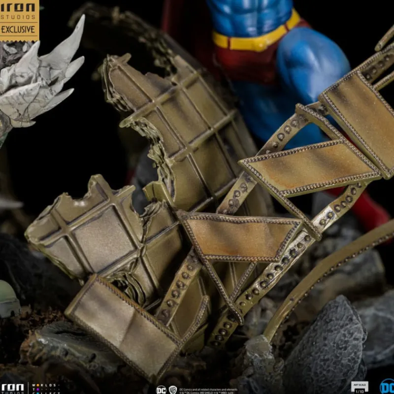 Iron Studios Figuras Dc^Figura Superman vs Doomsday – Estatua 1/10 BDS Art Scale de (30 cm)