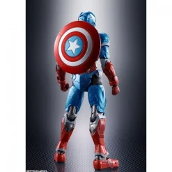 Fabricante provisional Superhéroes Marvel|Coleccionismo Marvel^Figura Tamashii Nations TECH-ON Avengers Capitán América 15,5 cm
