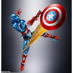 Fabricante provisional Superhéroes Marvel|Coleccionismo Marvel^Figura Tamashii Nations TECH-ON Avengers Capitán América 15,5 cm