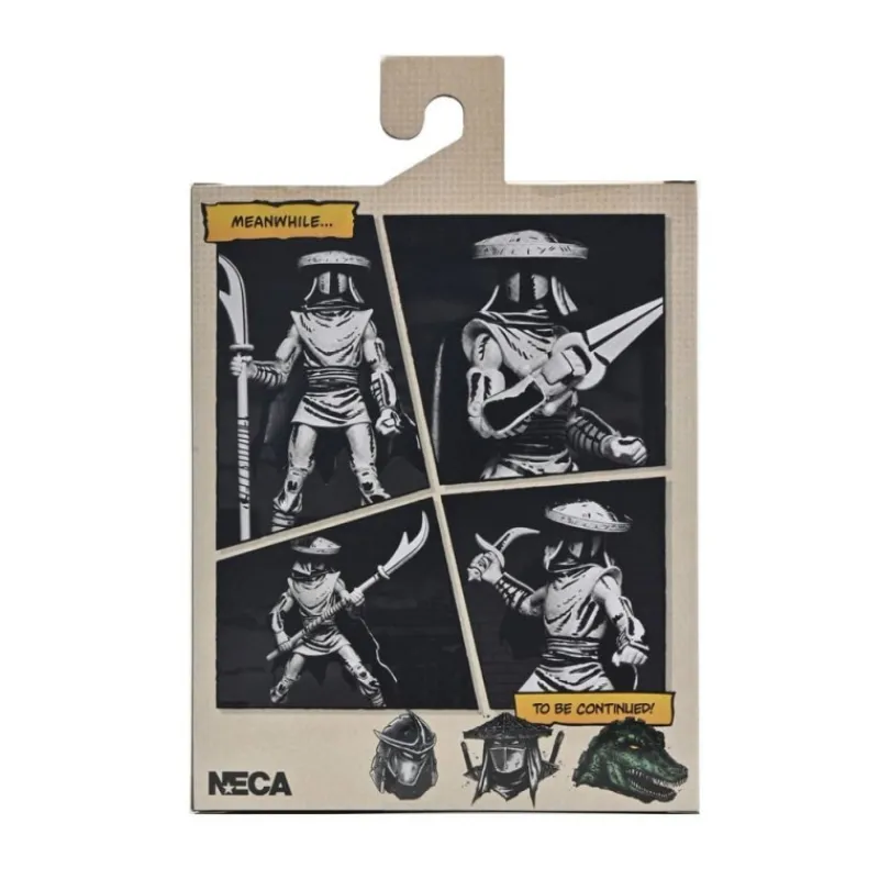 Outlet Figura Teenage Mutant Ninja Turtles Foot Ninja Guard Black & White 18 cm Las Tortugas Ninja