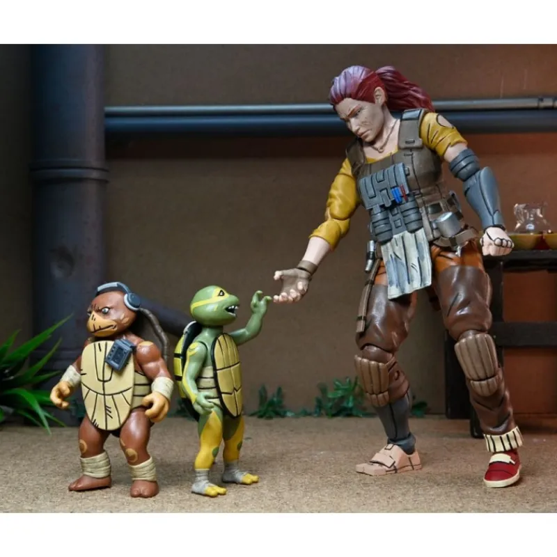 Outlet Figura Teenage Mutant Ninja Turtles Synja Grammy April con Baby Yi & Moja Las Tortugas Ninja