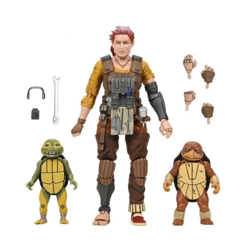 Outlet Figura Teenage Mutant Ninja Turtles Synja Grammy April con Baby Yi & Moja Las Tortugas Ninja