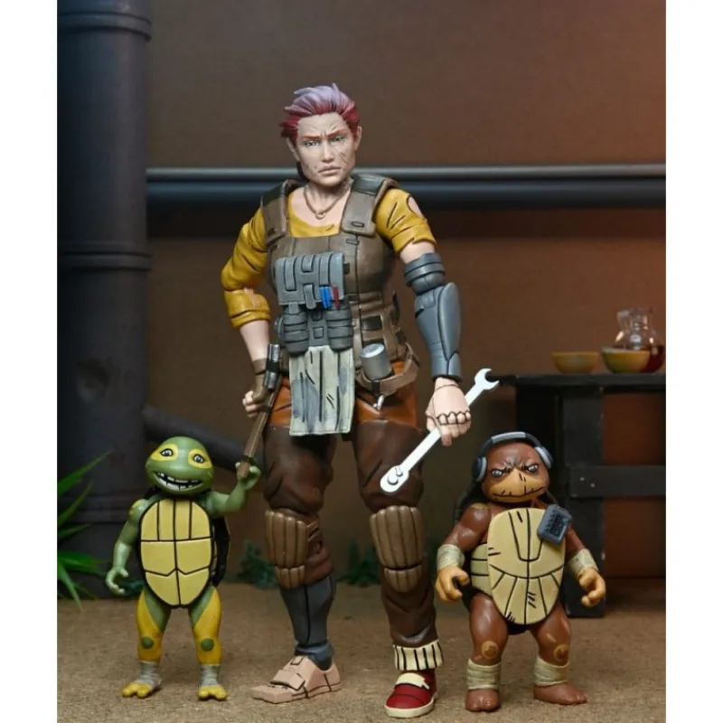 Outlet Figura Teenage Mutant Ninja Turtles Synja Grammy April con Baby Yi & Moja Las Tortugas Ninja