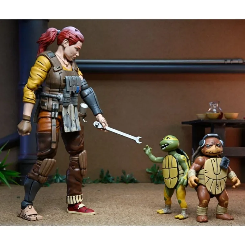 Outlet Figura Teenage Mutant Ninja Turtles Synja Grammy April con Baby Yi & Moja Las Tortugas Ninja