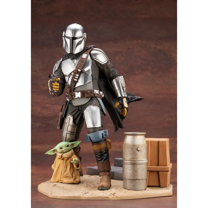 Kotobukiya The Mandalorian^Figura The Mandalorian y el Niño ARTFX Star Wars