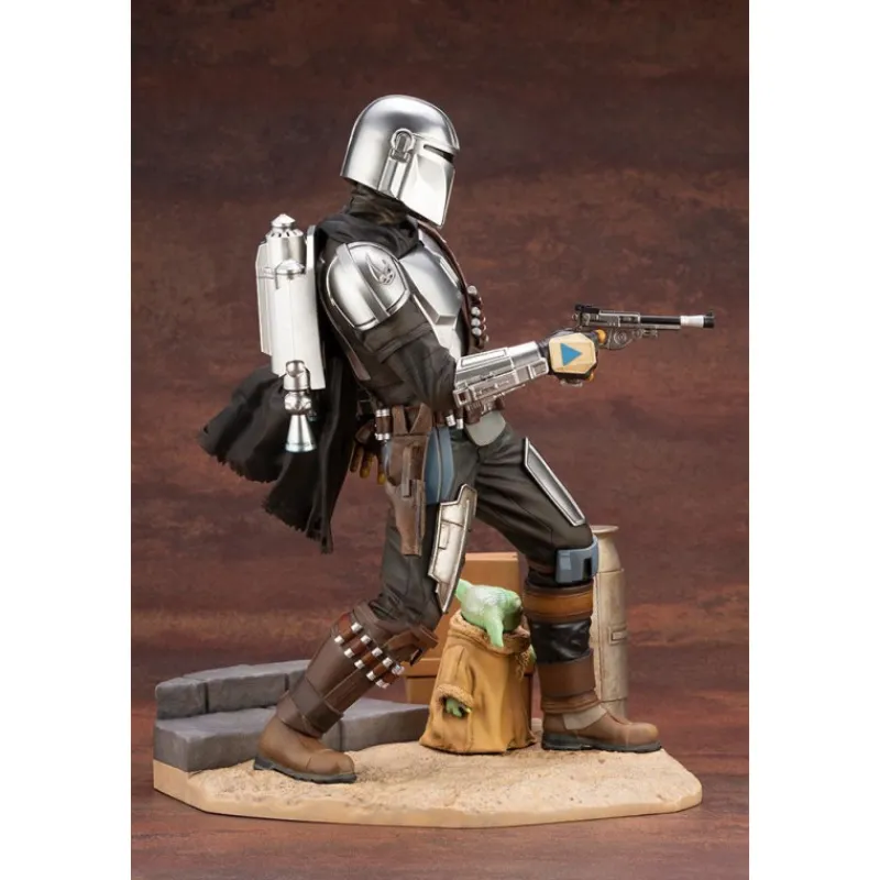 Kotobukiya The Mandalorian^Figura The Mandalorian y el Niño ARTFX Star Wars