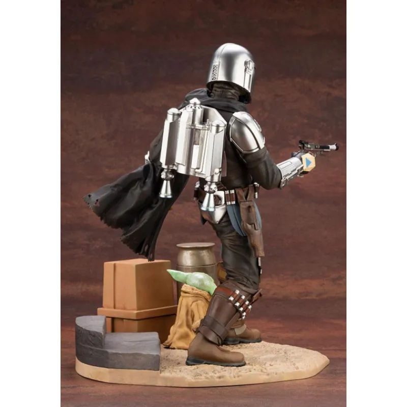 Kotobukiya The Mandalorian^Figura The Mandalorian y el Niño ARTFX Star Wars