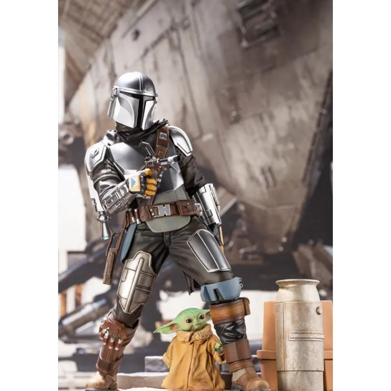 Kotobukiya The Mandalorian^Figura The Mandalorian y el Niño ARTFX Star Wars