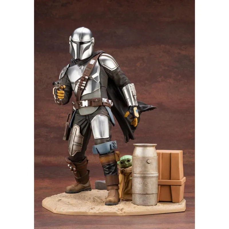 Kotobukiya The Mandalorian^Figura The Mandalorian y el Niño ARTFX Star Wars