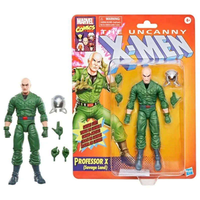 Hasbro Superhéroes Marvel|Coleccionismo Marvel^Figura The Uncanny X-Men Marvel Legends Professor X 15 cm
