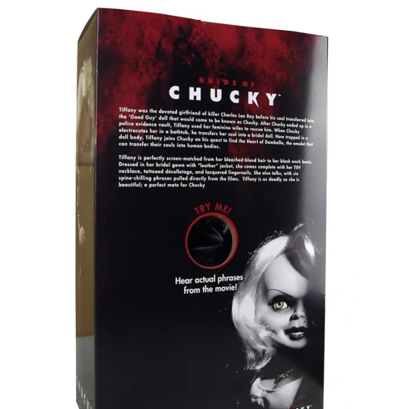 New Figura Tiffany Novia Chucky Parlante 38 cm Chucky Muñeco Diabólico|Coleccionismo De Miedo Y Terror